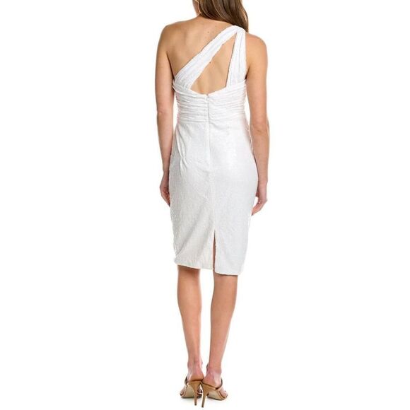 Rene Ruiz One-Shoulder Sequin Cocktail Dress Size 4 - Picture 2 of 4